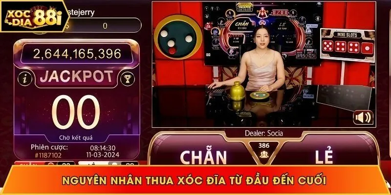 Tại sao chơi xóc đĩa online toàn thua