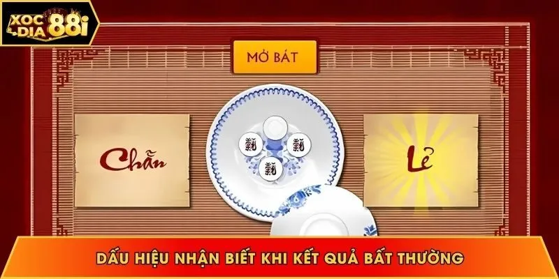 Dấu hiệu nhận biết khi kết quả bất thường